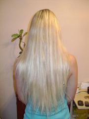 наращивание волос, славянские , европейские волосы Киев коррекция 