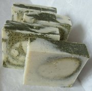 Натуральное мыло ручной работы с нуля Морской бриз с абсолютом фукуса