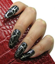 Лак кракелюр трескающий Orlena черный